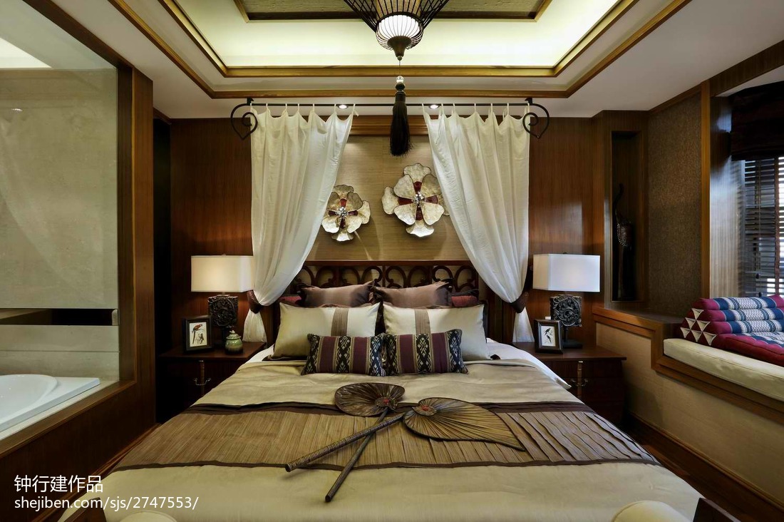 东南亚风格个性卧室装修案例