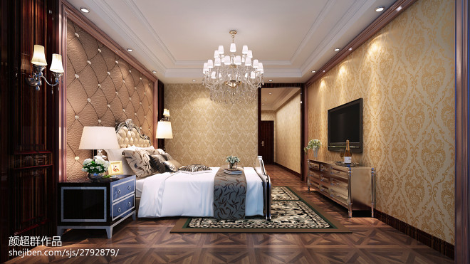 新古典欧式奢华卧室壁灯图片
