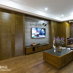 新中式风格装修客厅设计图片