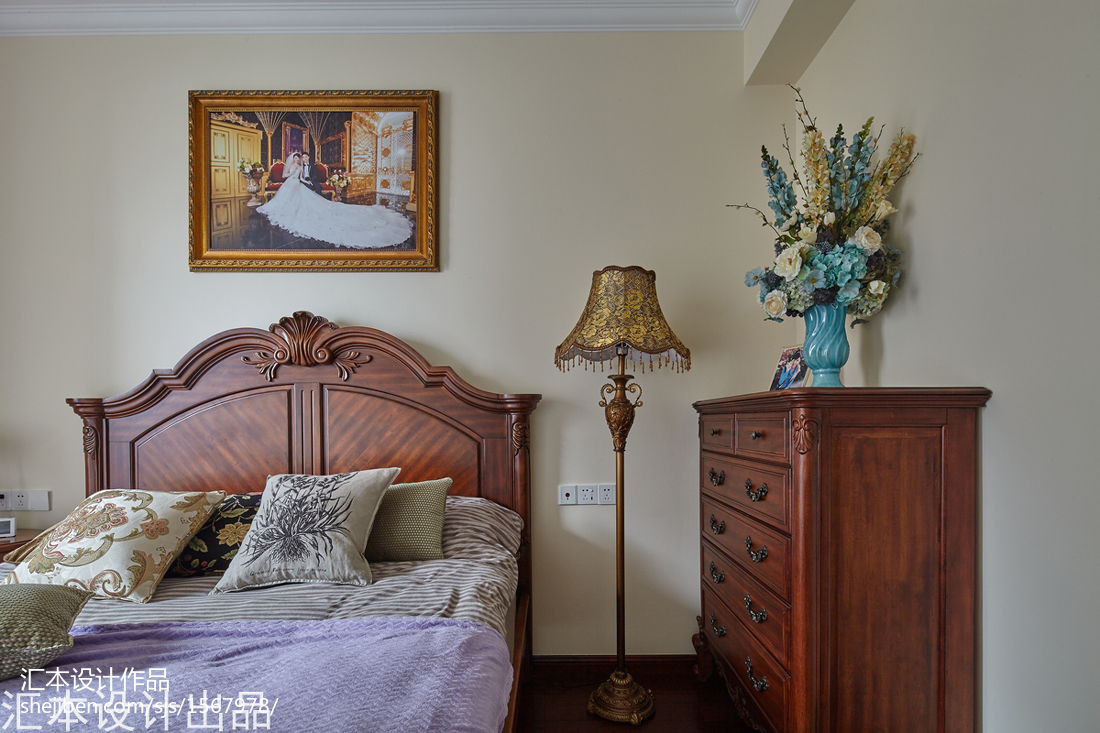 欧式古典风格卧室装修设计图片