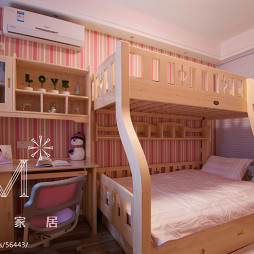现代简约儿童房设计装修效果图