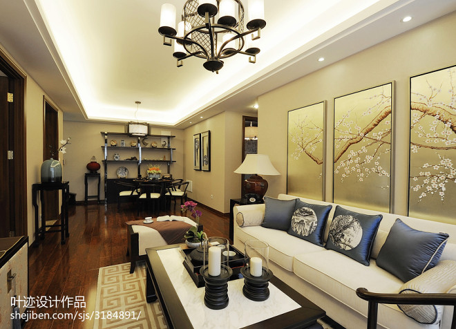 中式客厅样板房设计图片
