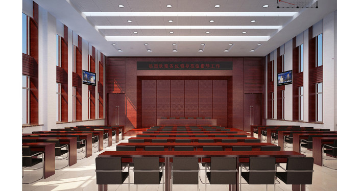 新中式餐厅及会议室设计