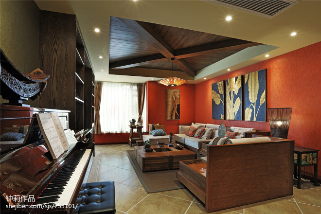 东南亚风格客厅设计图片