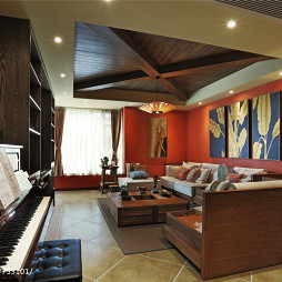 东南亚风格客厅设计图片