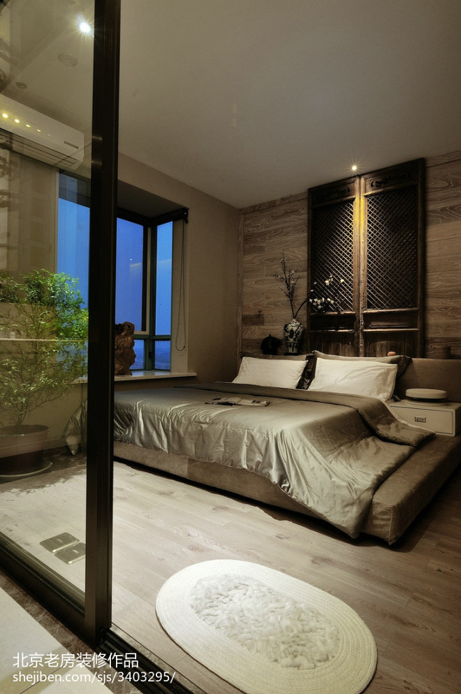 中式风格卧室布置效果图