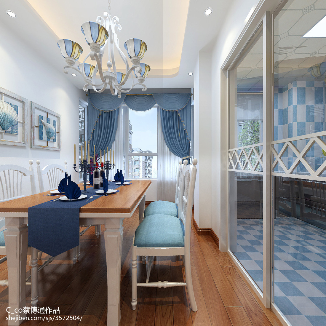惊艳！36款地中海风格餐厅-的精选图集-房天下室内设计师网