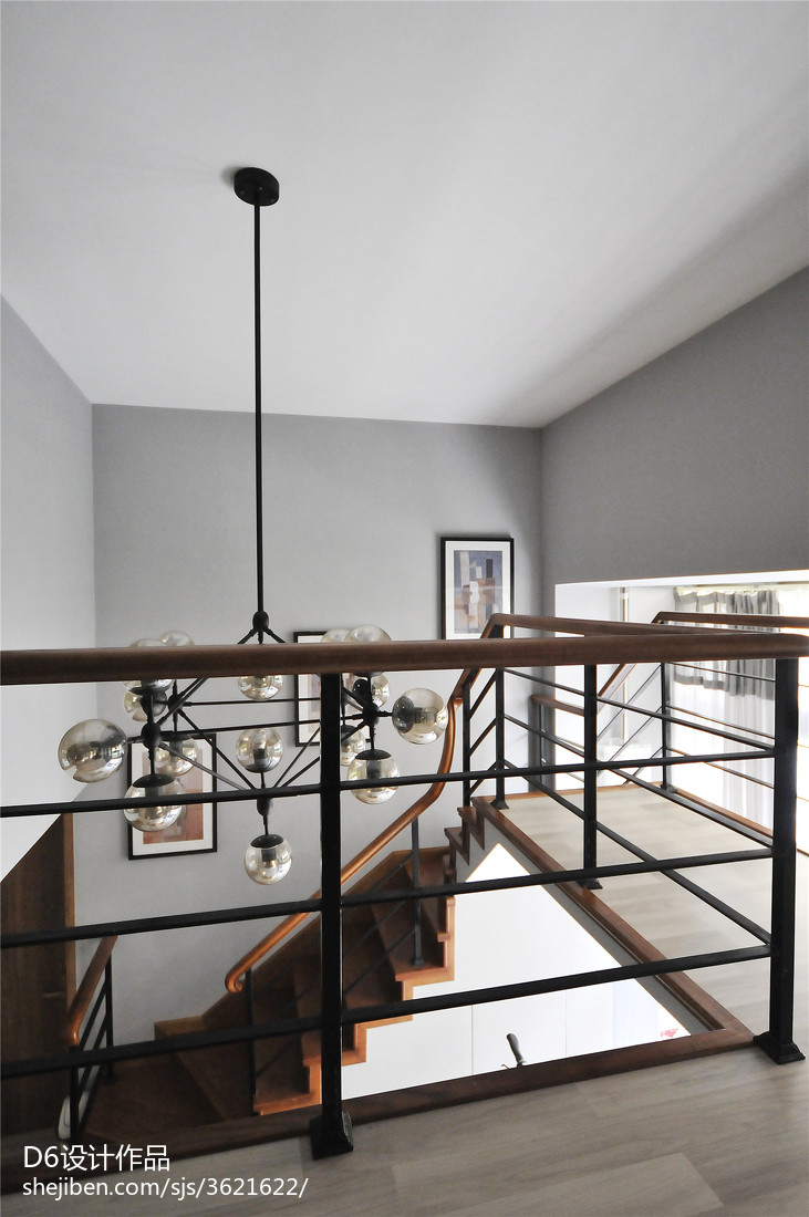 小户型现代简约风格楼梯吊顶装修效果图