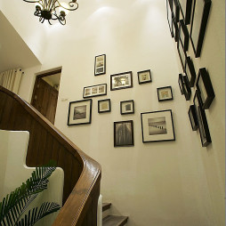 地中海风格样板房楼梯装修设计
