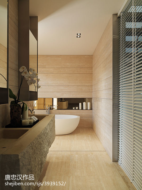 四居室现代卫浴装修设计