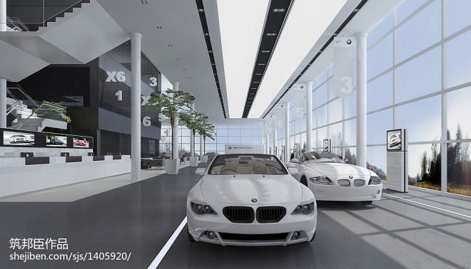 承德宝马BMW 4S店设计—筑邦臣设