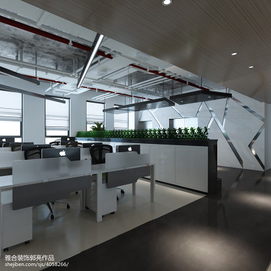 河南省吸引力服饰有限公司办公楼设计项目_1868448