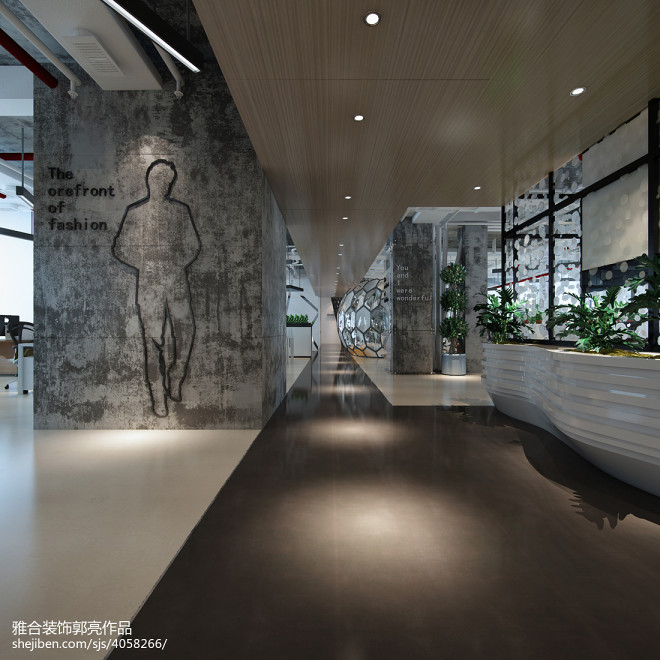 河南省吸引力服饰有限公司办公楼设计项