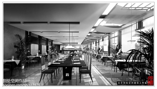 别处空间设计作品—北京大学餐饮中心（