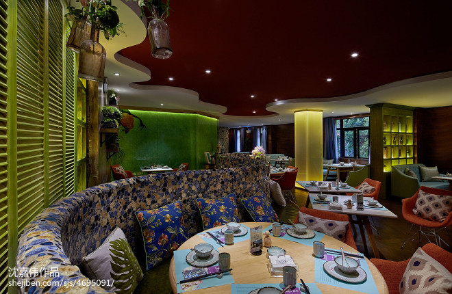 东南亚料理餐厅装修设计