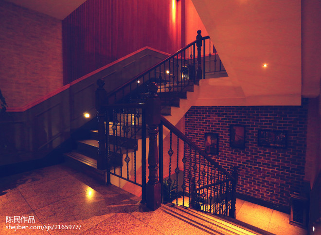 精品酒店楼梯效果图设计
