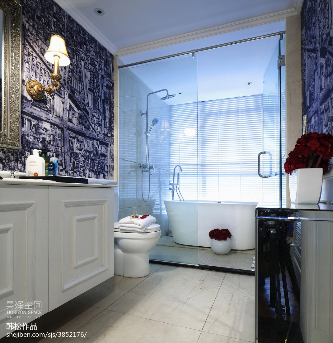 新古典风格浴室装修效果图