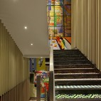 公装茶餐厅楼梯设计图