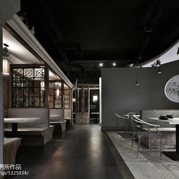 中式风格连锁餐厅设计效果图