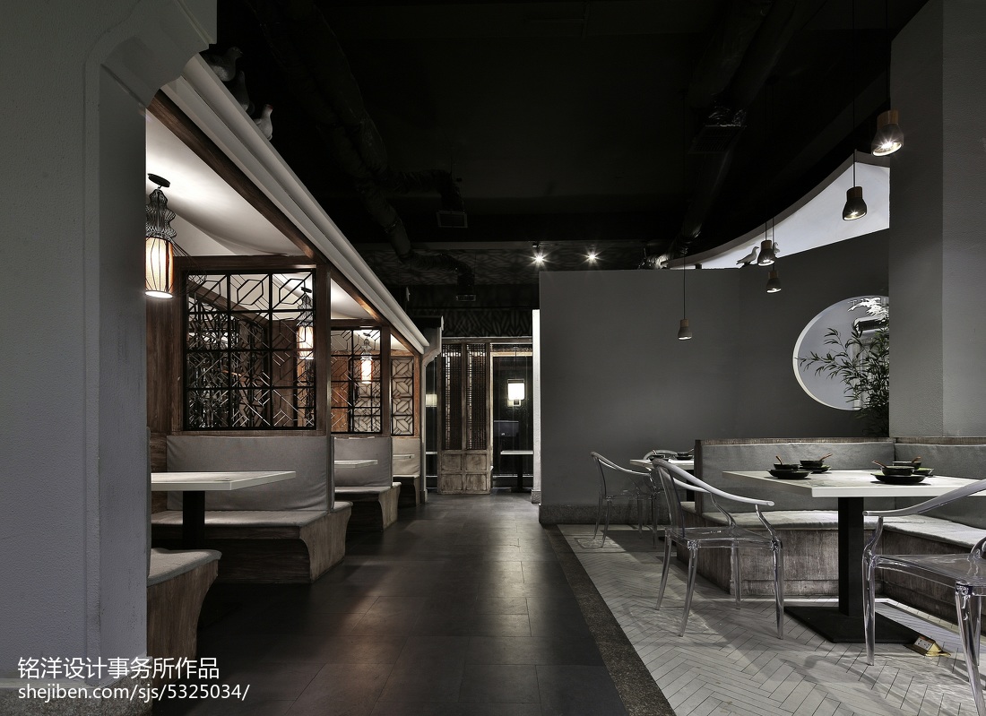 中式风格连锁餐厅设计效果图