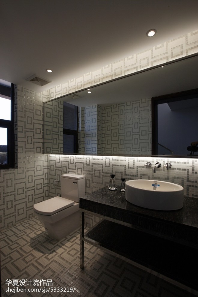 现代中式卫浴样板间室内设计