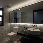 现代中式卫浴样板间室内设计