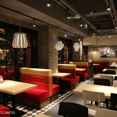 中餐厅卡座灯设计