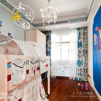 四居室中式儿童房装修效果图欣赏
