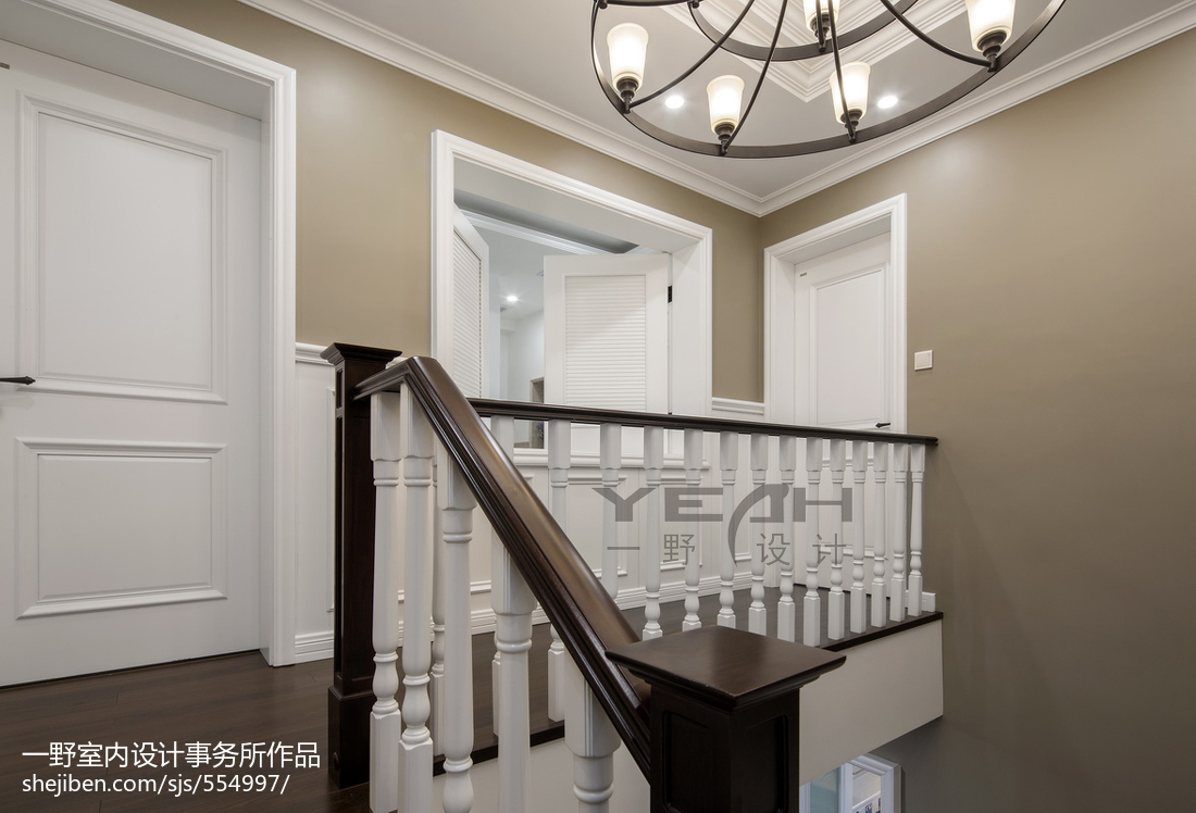 别墅美式楼梯装修效果图片