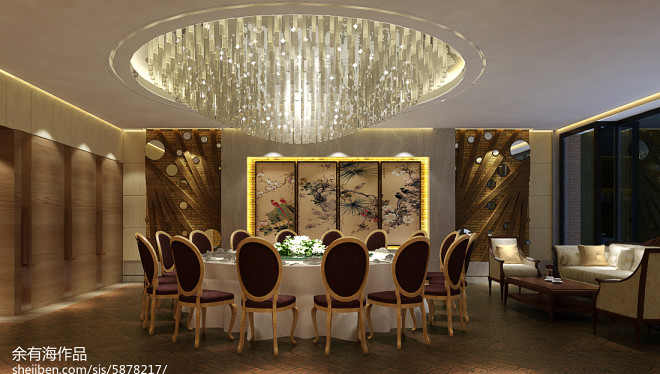 800平米中式餐厅设计方案