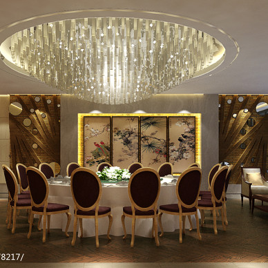 800平米中式餐厅设计方案_2173553