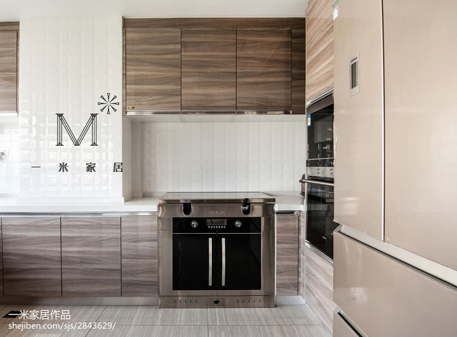 138m²现代简约厨房装修设计