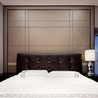 现代酒店式公寓卧室装修图片