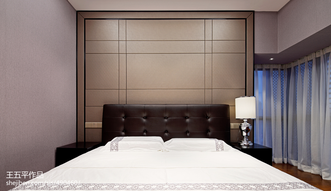 现代酒店式公寓卧室装修图片