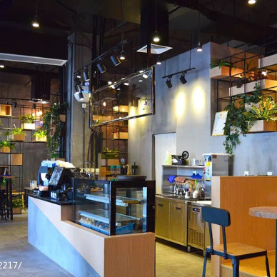 咖啡厅收银台装修设计