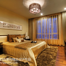 北京四合原创中式卧室设计