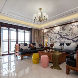 中式客厅效果图设计