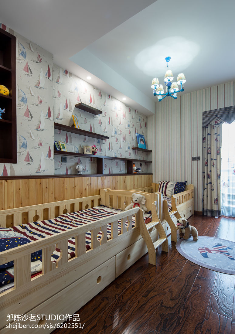 新古典风家装儿童房效果图设计