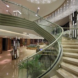 杭州星汇悦城销售中心楼梯装修图