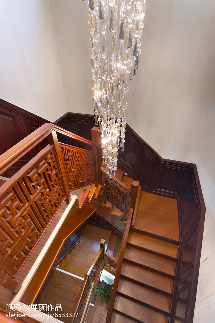 中式木楼梯图片