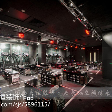 郑州健身房装修公司_斯巴达健身会所设计案例_2290513