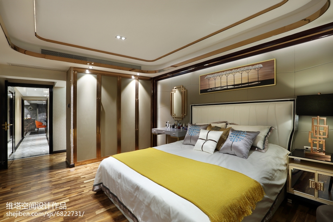 典雅现代家装卧室设计图