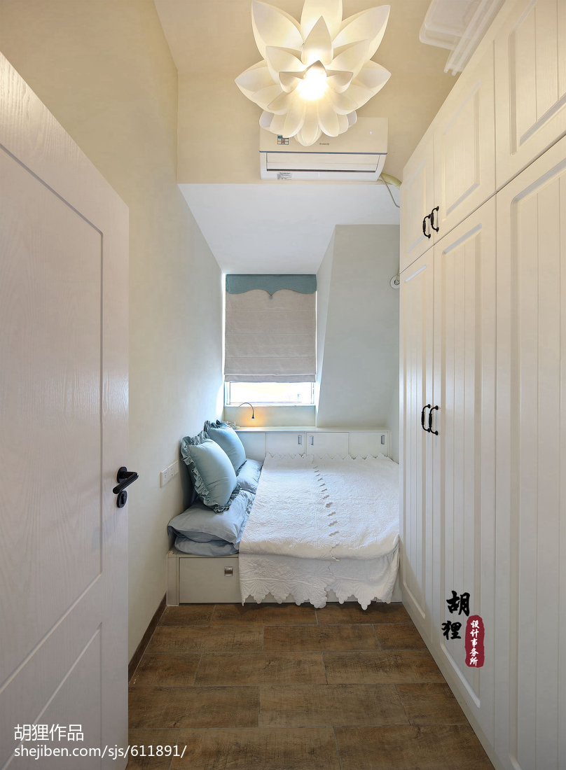北欧风格白色系小卧室装修图