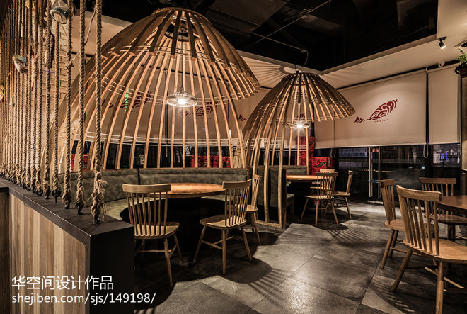 中式水饺餐厅装饰图