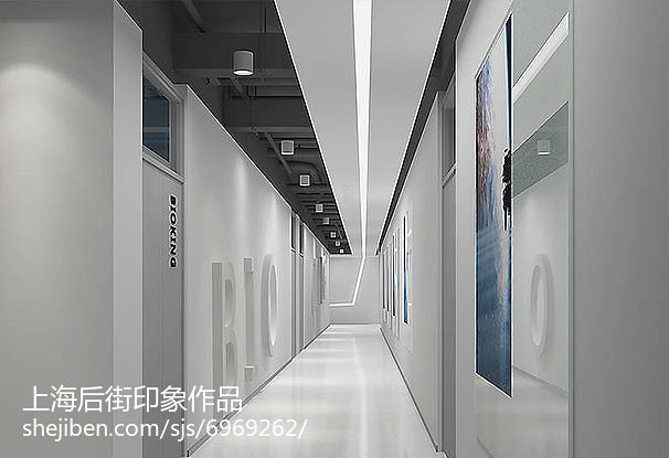 杭州宝晶生物办公室装修设计_2364
