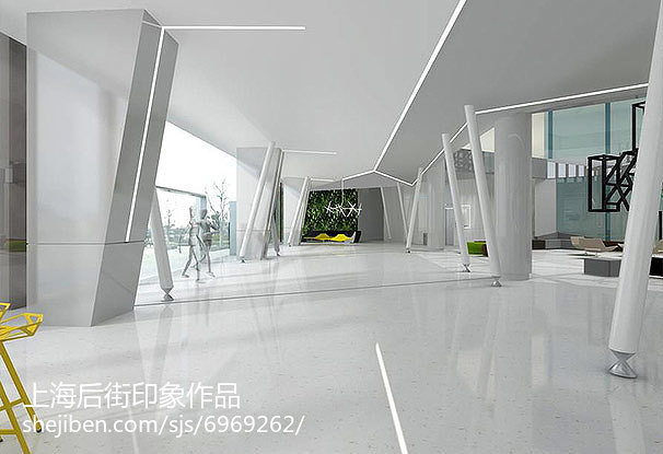 杭州宝晶生物办公室装修设计_2364