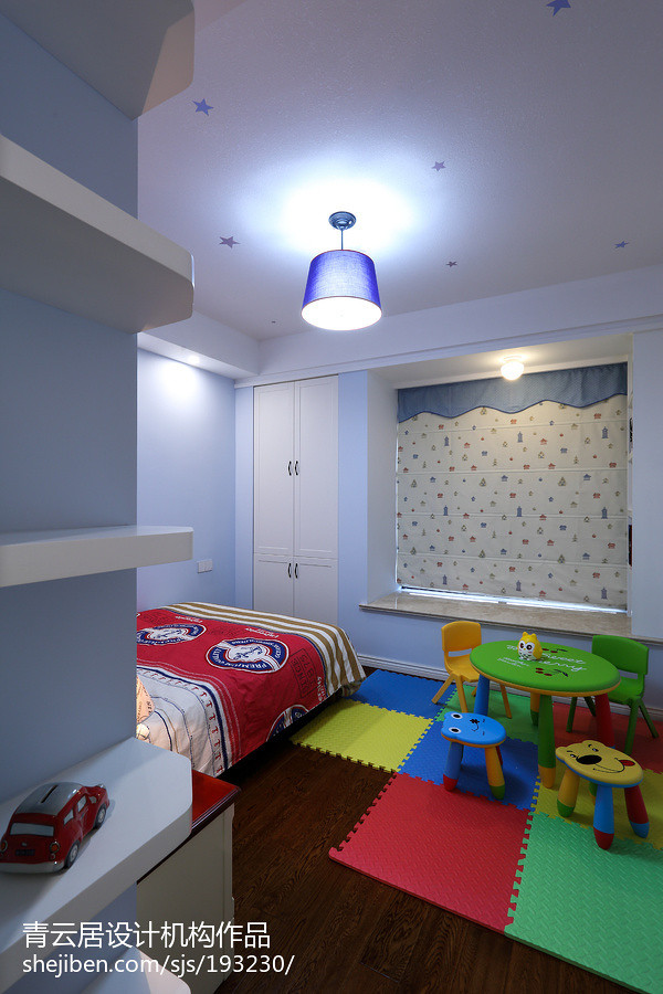 家装现代格调儿童房设计图