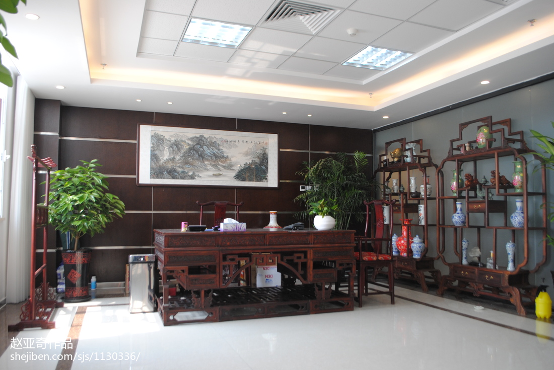 中式风格公司办公空间装修