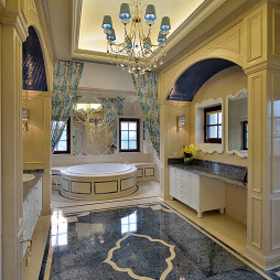 典雅现代风格别墅卫浴设计