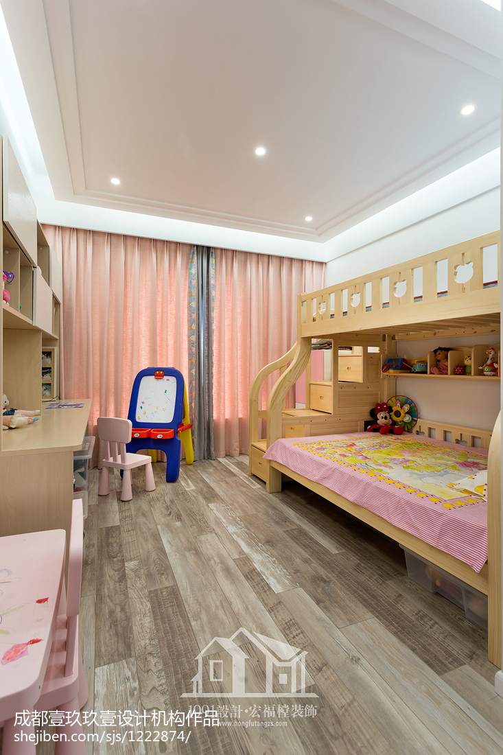 温馨现代风儿童房装修